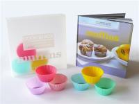 Cook'in box. Muffins : 28 recettes + 9 moules en silicone : les recettes de Bob