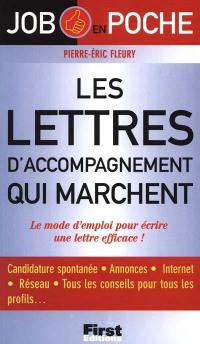 Les lettres d'accompagnement qui marchent