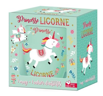 Princesse licorne : 1 mug + 1 cahier d'activités