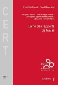 La fin des rapports de travail