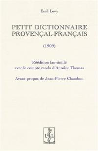 Petit dictionnaire provençal-français