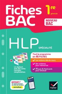 HLP spécialité, 1re générale : nouveau bac