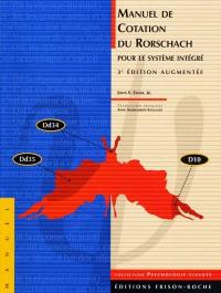 Manuel de cotation Rorschach pour le système intégré