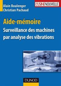 Aide-mémoire, surveillance des machines par analyse des vibrations : du dépistage au diagnostic