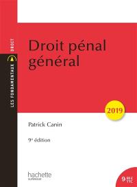 Droit pénal général : 2019