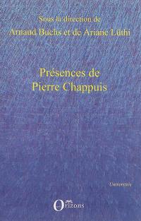 Présences de Pierre Chappuis