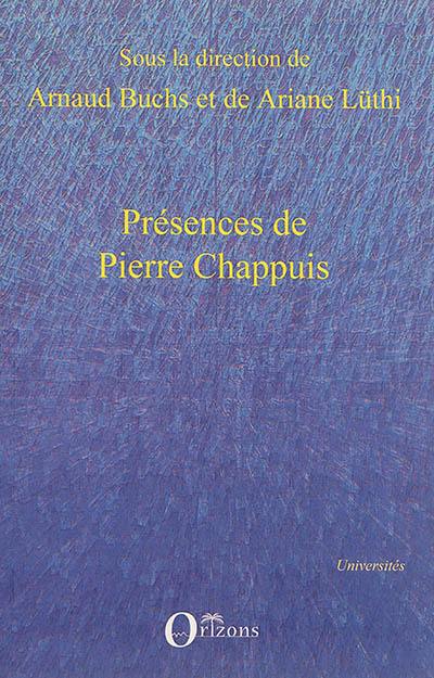 Présences de Pierre Chappuis