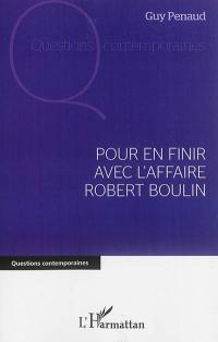 Pour en finir avec l'affaire Robert Boulin