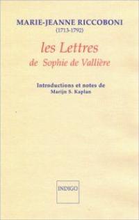 Les lettres de Sophie de La Vallière