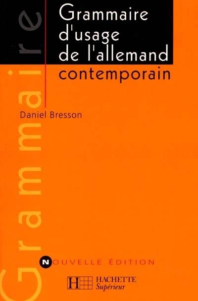 Grammaire d'usage de l'allemand contemporain