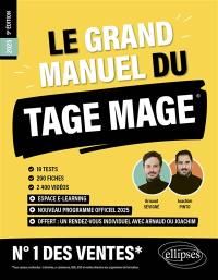 Le grand manuel du Tage Mage : nouveau programme officiel 2025 : 18 tests, 200 fiches, 2.400 vidéos