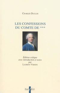 Les confessions du comte de ***