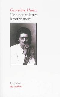 Une petite lettre à votre mère : texte vocal