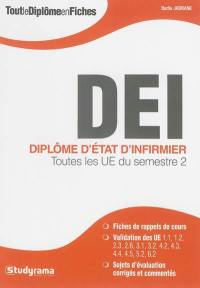 DEI, diplôme d'Etat d'infirmier : toutes les UE du semestre 2