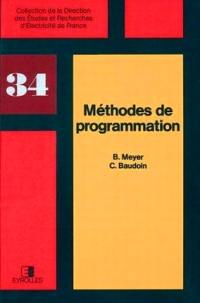 Méthodes de programmation