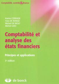 Comptabilité et analyse des états financiers : principes et applications