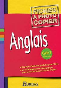 Anglais cycle 3 CE2, CM1, CM2