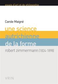 Une science autrichienne de la forme : Robert Zimmermann (1824-1898)