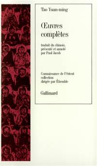 Oeuvres complètes