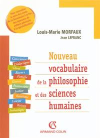 Nouveau vocabulaire de la philosophie et des sciences humaines