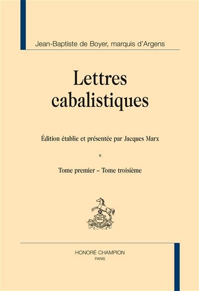 Lettres cabalistiques