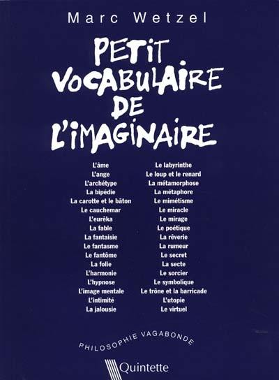 Petit vocabulaire de l'imaginaire