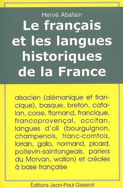 Le français et les langues historiques de la France