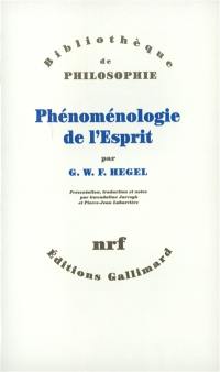 Phénoménologie de l'esprit