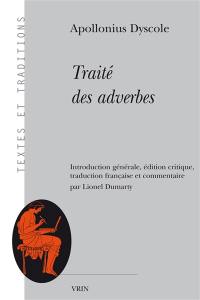 Traité des adverbes