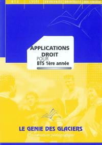 Applications droit pour BTS 1ère année