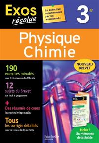 Physique chimie 3e : nouveau brevet