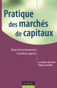 Pratique des marchés de capitaux