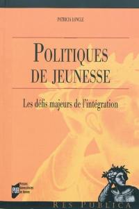 Politiques de jeunesse : les défis majeurs de l'intégration