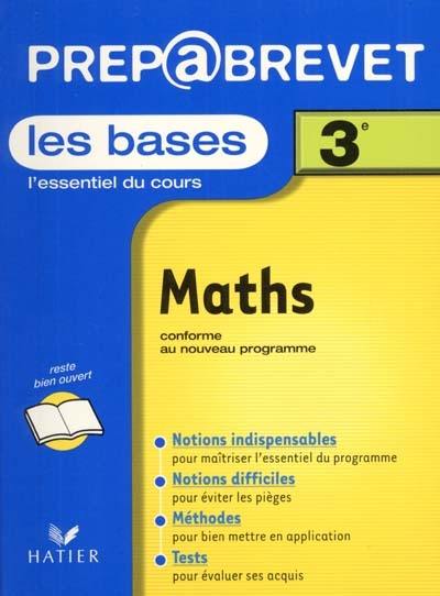 Maths, 3e : les bases