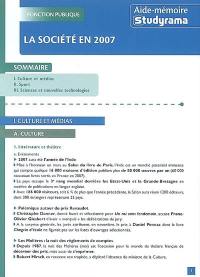 La société en 2007