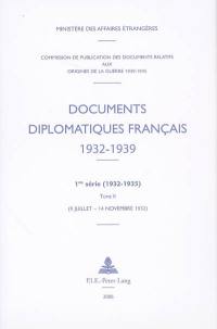 Documents diplomatiques français (1932-1939) : 1re série (1932-1935). Vol. 2. 9 juillet-14 novembre 1932