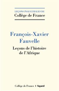 Leçons de l'histoire de l'Afrique