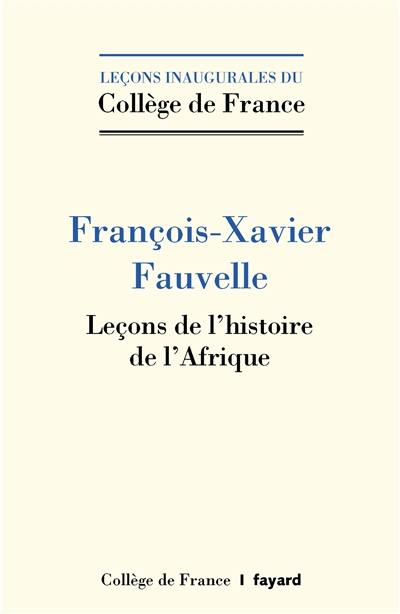 Leçons de l'histoire de l'Afrique