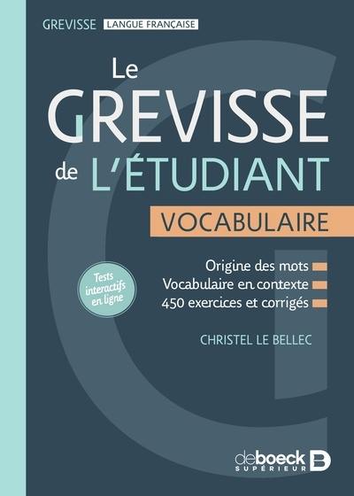 Le Grevisse de l'étudiant : vocabulaire