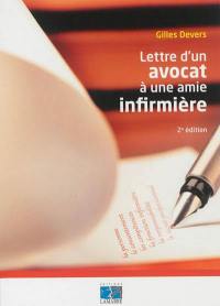 Lettre d'un avocat à une amie infirmière