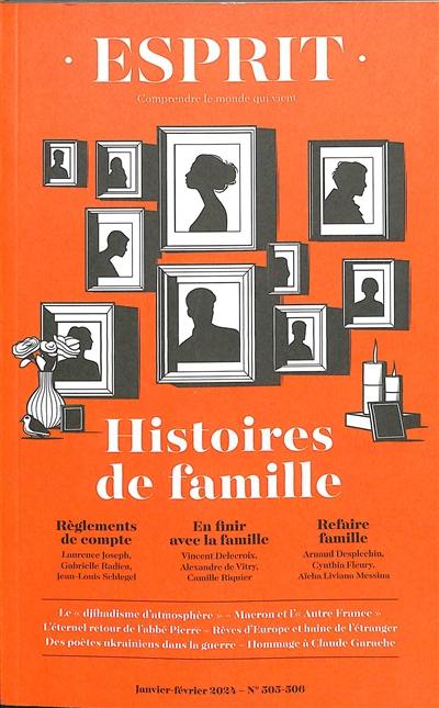 Esprit, n° 505-506. Histoires de famille