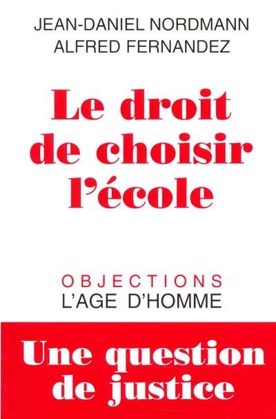 Le droit de choisir l'école