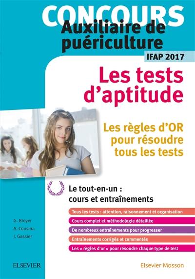 Concours auxiliaire de puériculture : les tests d'aptitude : IFAP 2017