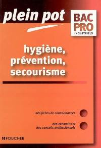 Hygiène, prévention, secourisme, bac pro industriel