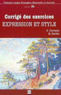 Expression et style : corrigé des exercices