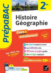 Histoire géographie 2de : nouveau bac