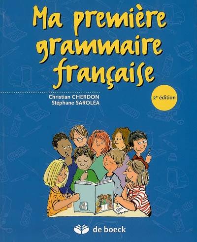 Ma première grammaire française