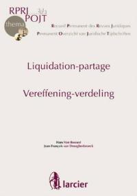 Recueil permanent des revues juridiques. Liquidation-partage. Vereffening-verdeling. Permanent overzicht van juridische tijdschriften. Liquidation-partage. Vereffening-verdeling