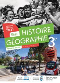 Histoire géographie, EMC : 3e, cycle 4 : 2021