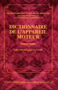 Dictionnaire de l'appareil moteur